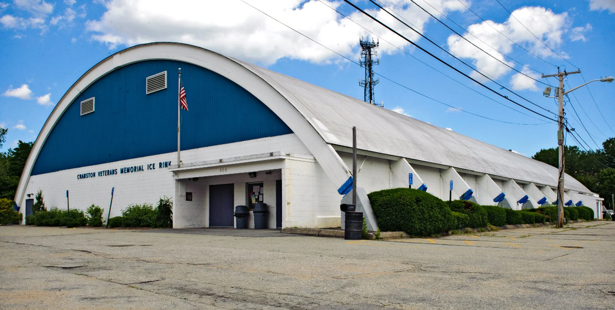 Cranston Veterans Memorial Ice Rink exterior